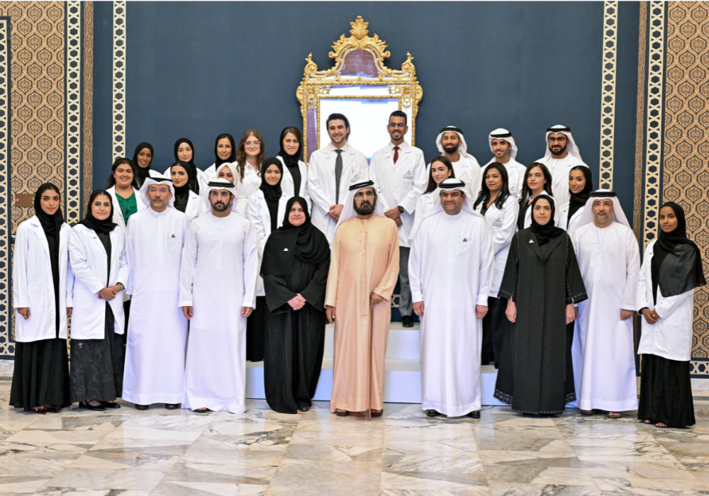 محمد بن راشد يلتقي أوائل خريجي جامعة محمد بن راشد للطب والعلوم الصحية ويؤكد على دورهم المحوري في تعزيز مستقبل قطاع الرعاية الصحية بدولة الإمارات