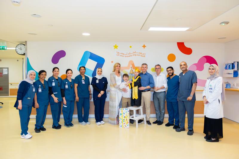 Al Jalila Children’s Hospital Rings the ‘Bell of Hope’ in Celebration of Five-Year-Old Alexis’s Recovery from Cancer
