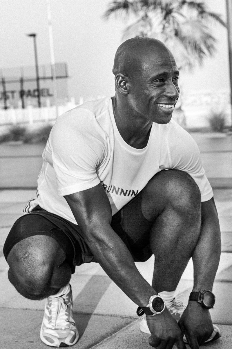 Ghani Souleymane Reaches Halfway Mark in Guinness World Record Attempt to Complete 100 Triathlon Challenge Supporting Al Jalila Foundation